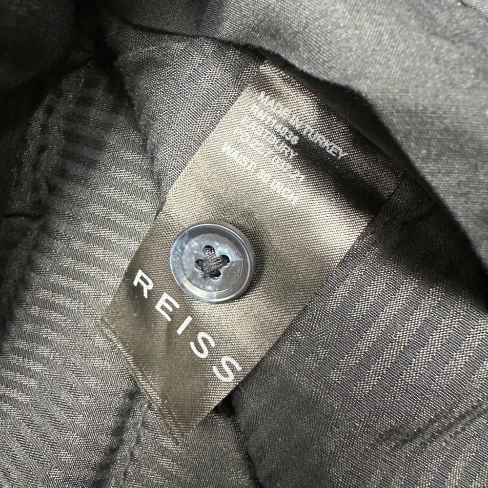 Reiss Eastbury Mens Slim Fit Chino Trousers Pants Size‎ 30x31 Dark Gray